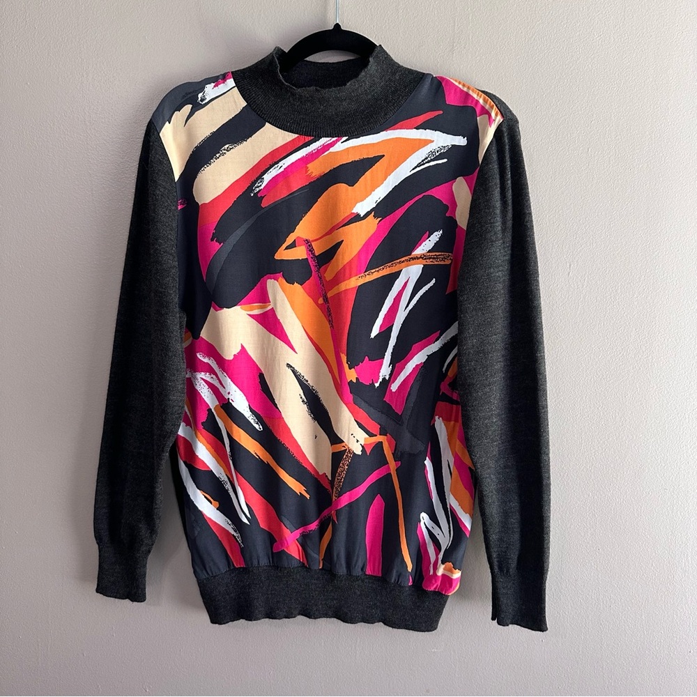 Colorful Abstract Women's Sweater
